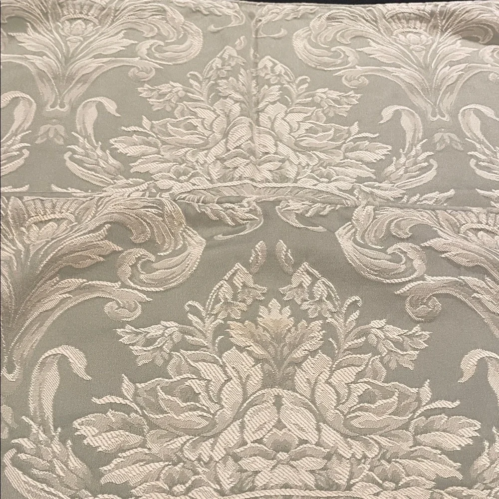 ABC Carpet & Home Green Damask Pillow Shams
